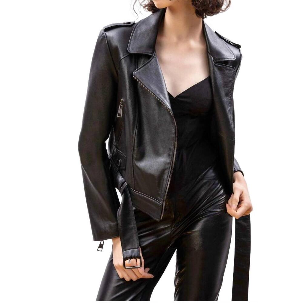 NEW VEROSENSO perfecto classic jacket in black